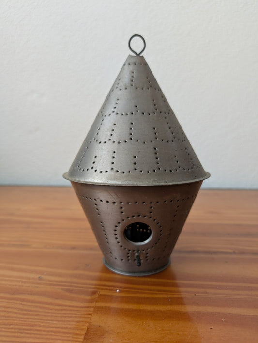 Punched Tin Lantern or Bird Feeder
