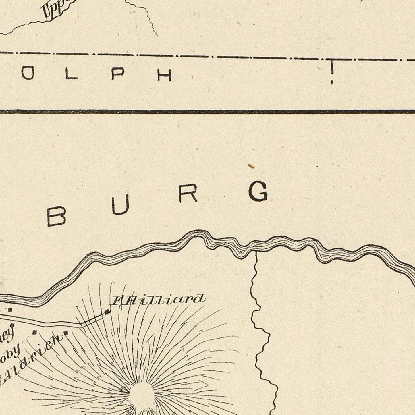 Vintage Map of Berlin & Clarksville, New Hampshire 1892