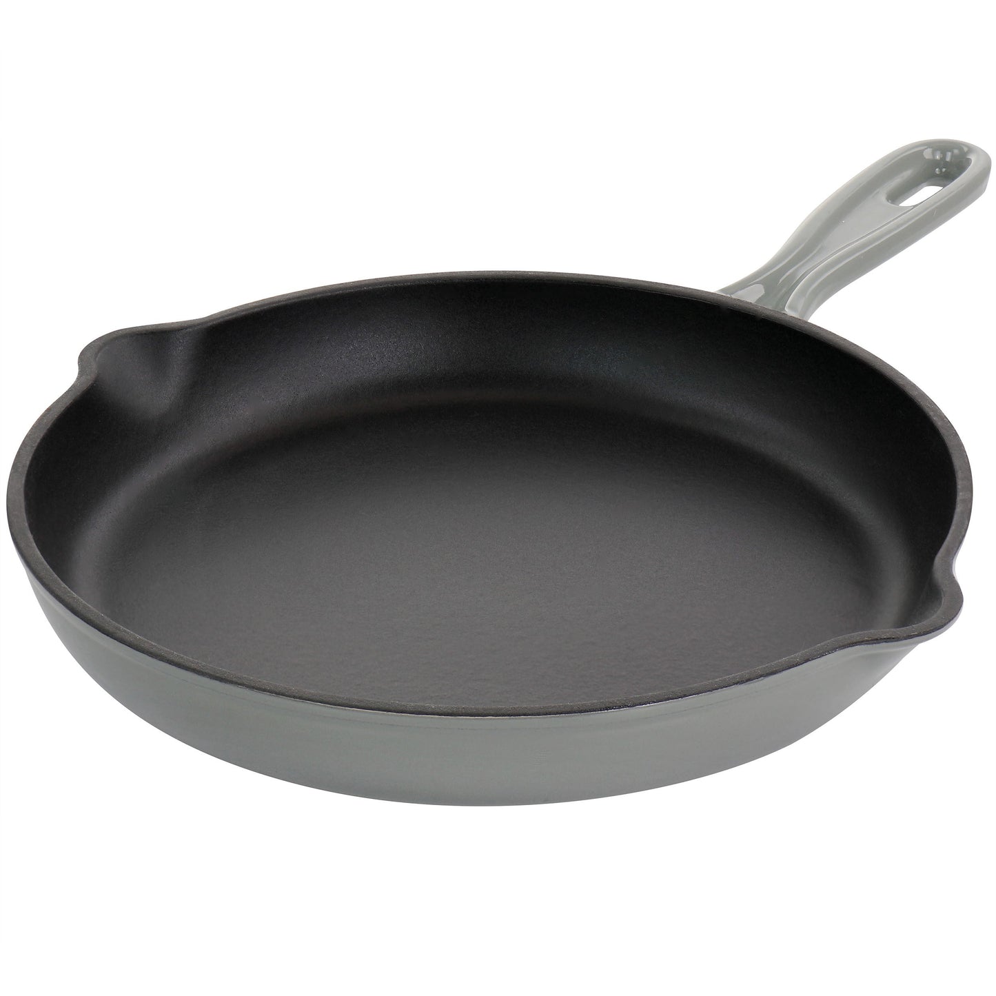 Round 10.25 Inch Enameled Cast Iron Skillet