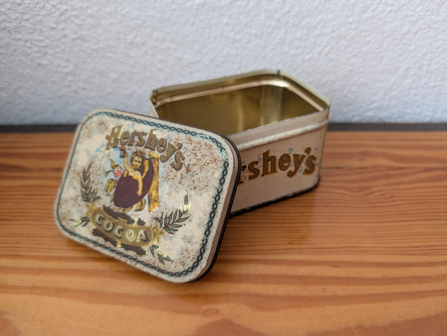 Hershey's Cocoa Cherub Tin from Hershey's - 1980s (reproduction of early 20th-century design)