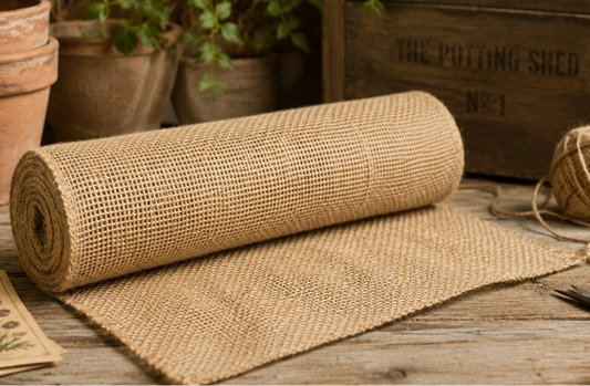 Natural Burlap Wrap 7.8"x9.8'