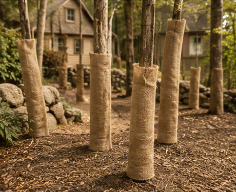 Natural Burlap Wrap 7.8"x9.8'