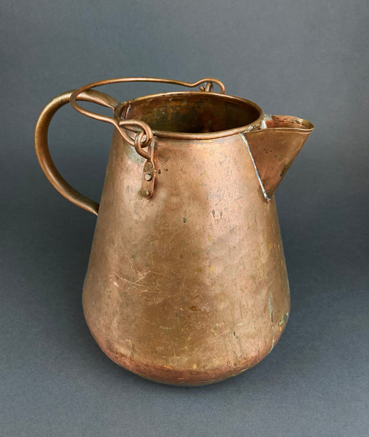 Vintage Hand Hammered Copper Jug
