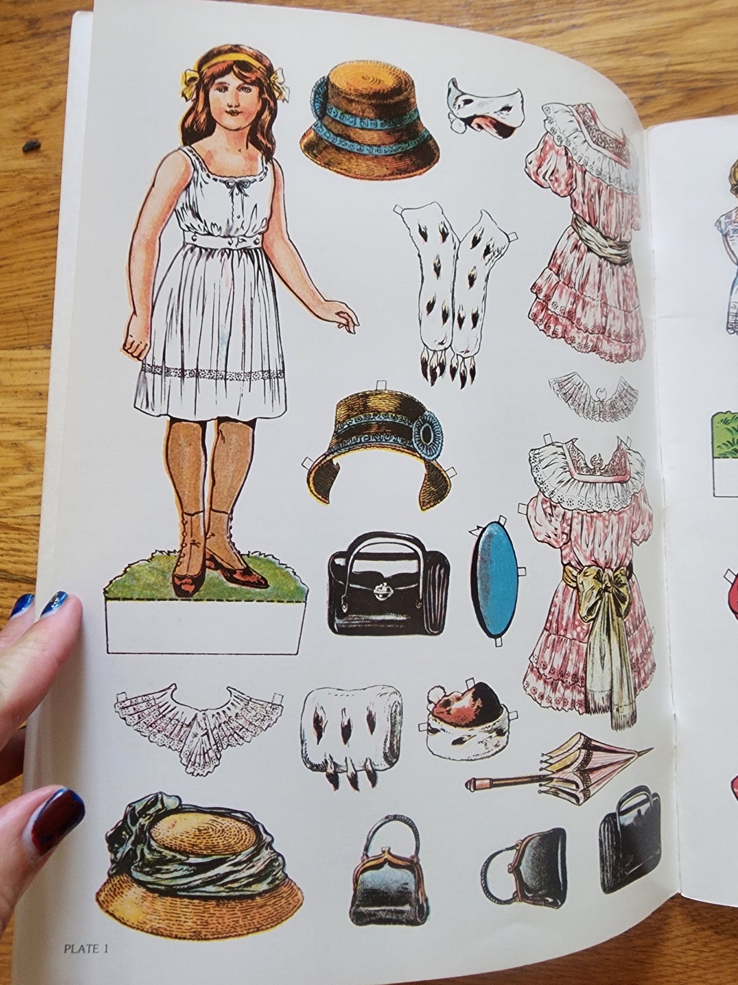 Old Fashioned Children & Antique Paperdoll Books