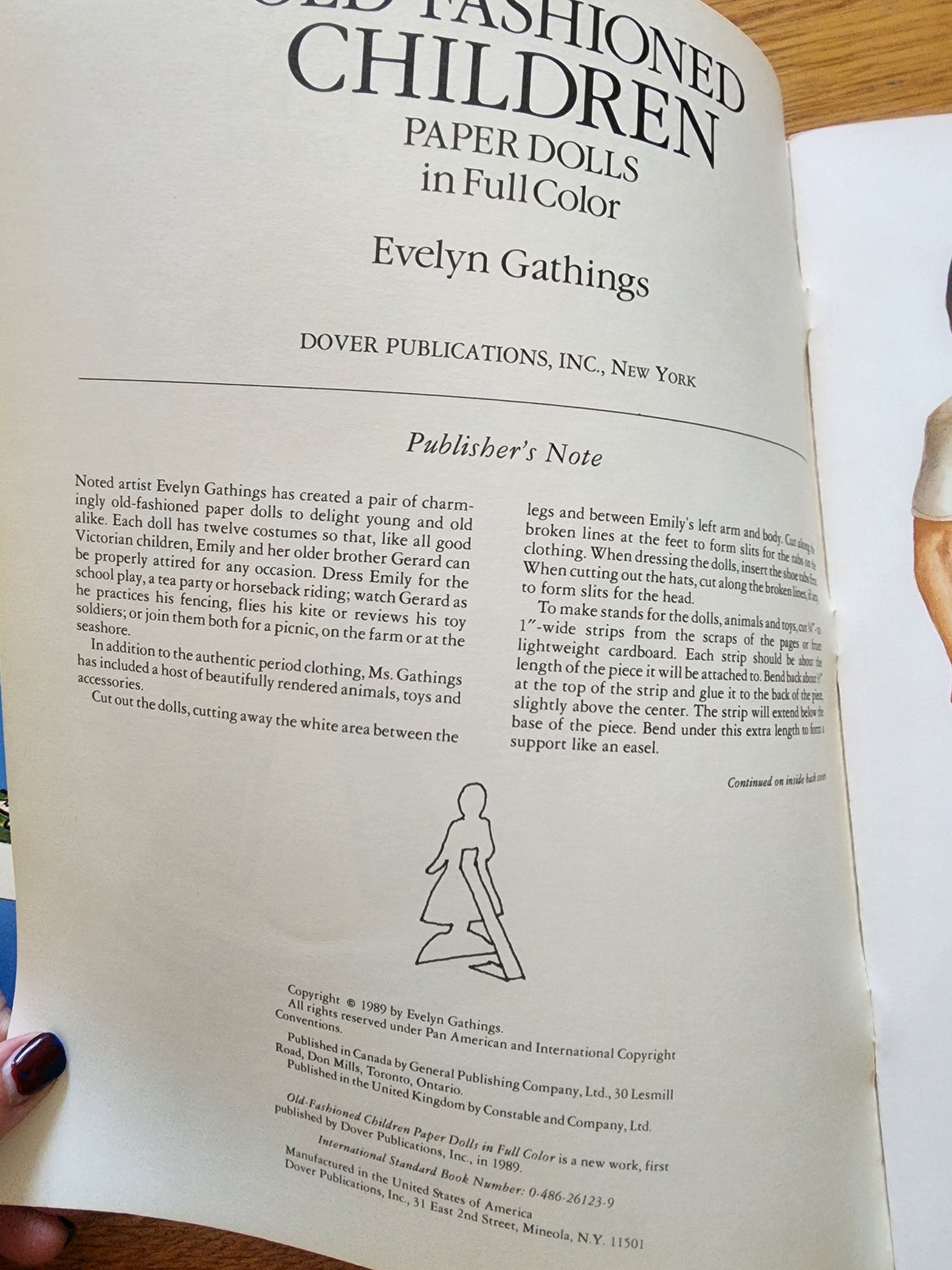Old Fashioned Children & Antique Paperdoll Books