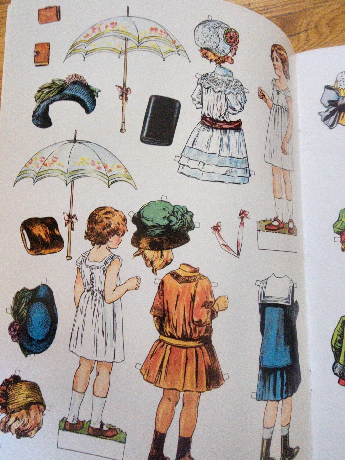 Old Fashioned Children & Antique Paperdoll Books