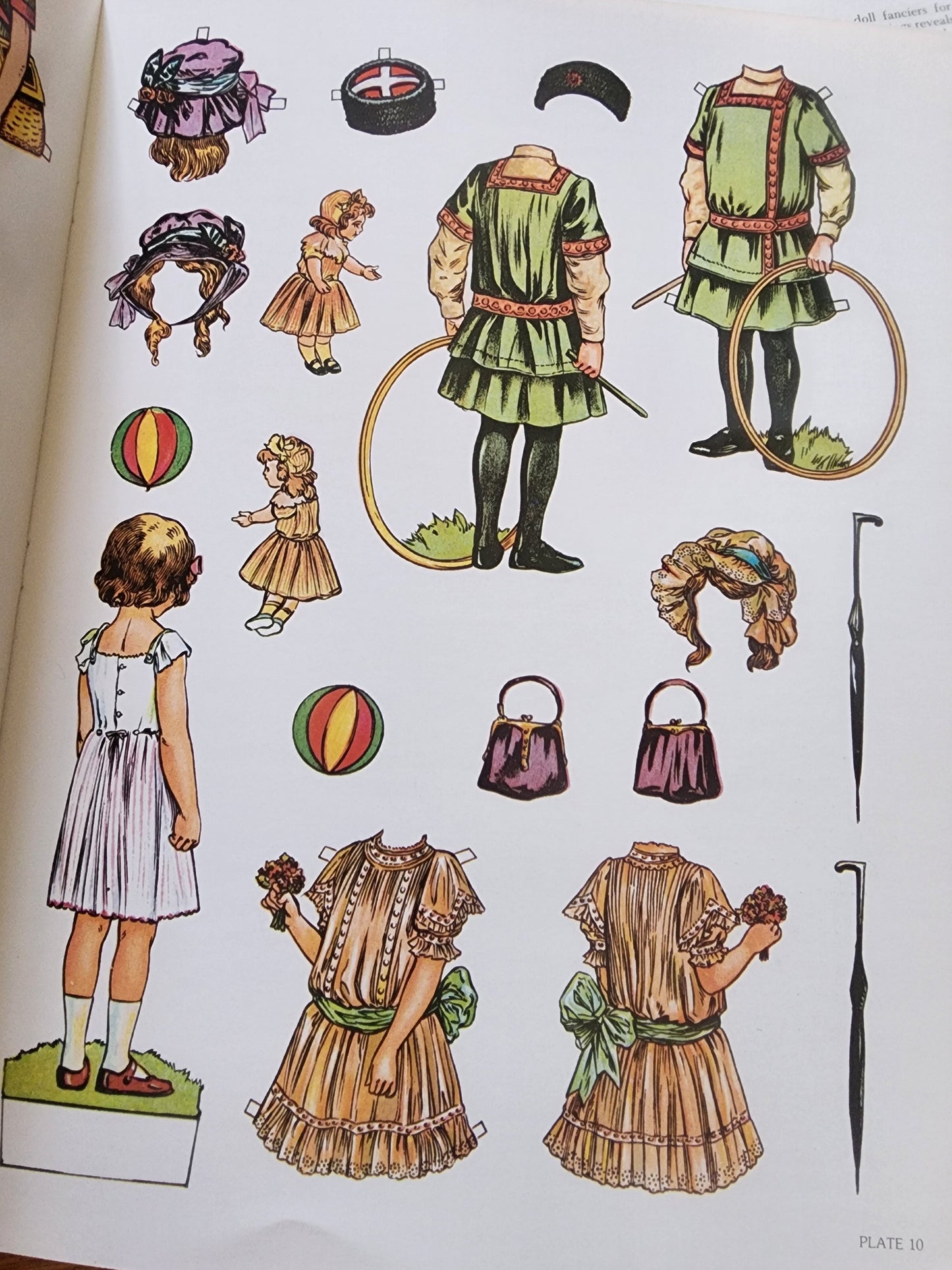 Old Fashioned Children & Antique Paperdoll Books