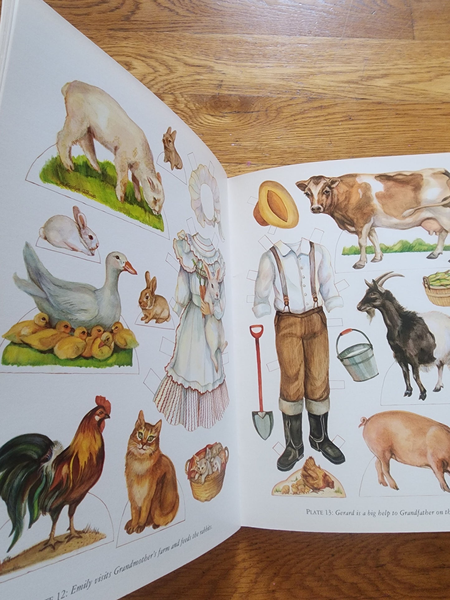 Old Fashioned Children & Antique Paperdoll Books