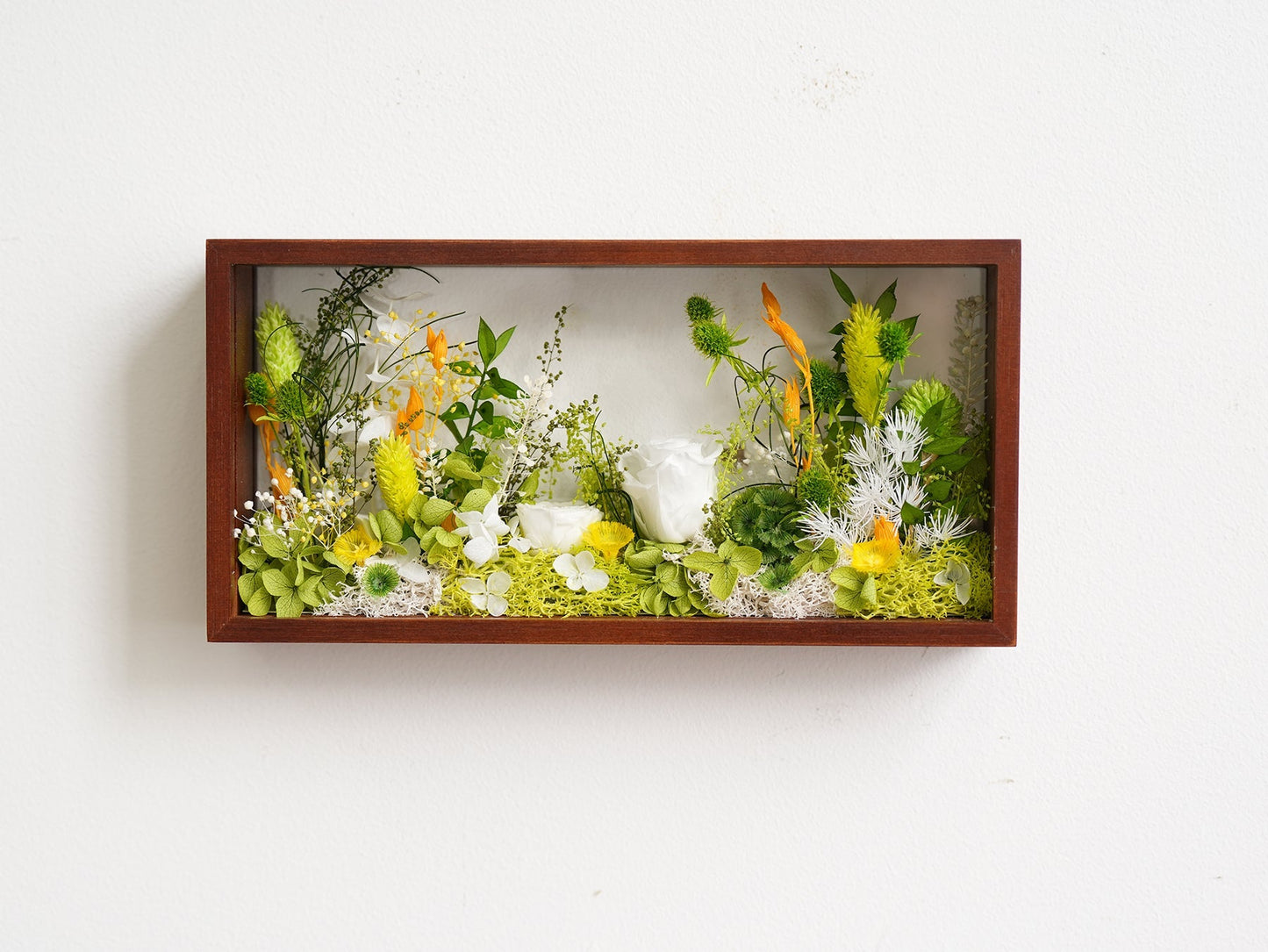 "The Landscape Garden" - Real Preserved Flower Shadow Box